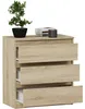 Komoda 70 cm 3 zásuvky skříňka FRAMIRE R-3 sonoma Náhled obrázku produktu 3