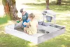 Roba 456061GAZU Sandkasten mit Matschküche + Plane grau – Produktbild-Vorschau 10