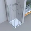 Movable Duschkabine Schiebetuer Nano Glas Eckeinstieg Produktbild-Vorschau 2