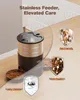Futterautomat Katze 2 Näpfe Katzenfutter Automat: Edelstahl Produktbild-Vorschau 7