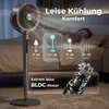 HOMCOM Standventilator Luftzirkulator Lüfter mit 12 Produktbild-Vorschau 5
