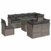 Eleganten-Stil 9-tlg. Garten-Lounge-Set mit Kissen Produktbild-Vorschau 2