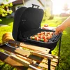 Barbecue au charbon de bois, chariot de barbecue avec Voir les images du produit 8