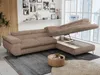 Ecksofa Sofa Braun, Wohnlandschaft L-Form mit Produktbild-Vorschau 3