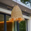 Lampenschirm ANAFI aus Seegras mit robustem Metallgestell, Produktbild-Vorschau 3