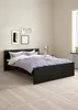 Lit Nada double pour matelas box 160x200 cm, noir mat. Voir les images du produit 2