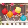 Solar Laterne Nylon 6 Farben Ø20cm H.23cm kalt/weiß Produktbild-Vorschau 4