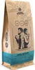 A bag of coffee beans with illustrations and text. Náhled obrázku produktu