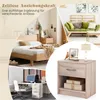 A collage of images showing different furniture pieces in various room settings, including a bedroom, living room, and home office, with a close-up of a nightstand. Podgląd zdjęcia produktu