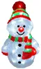 Acryl Schneemann 80 LEDs kaltweiß Außenbeleuchtung Produktbild-Vorschau 2