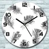 Wanduhr aus Glas Rund fi 30 Feder Vintage Still Quarz Deko Produktbild-Vorschau 1