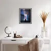 Gerahmtes Poster - Schwarzer Rahmen - Wasserfall die Sterne Produktbild-Vorschau 6