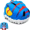 Fahrradhelm für Kinder | Blauer Dino | Crazy Safety | Produktbild-Vorschau 1