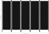 A black 5-panel room divider is shown standing upright. Anteprima dell’immagine prodotto