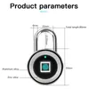 Cadenas à empreinte digitale Smart Keyless One Touch Open Voir les images du produit 5