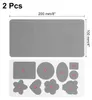 Reparaturflicken selbstklebend, 2 Stück, 10x20 cm, wasserdicht, grau, 18 Patches Náhled obrázku produktu