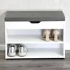 KESPER Schuhschrank mit Sitzkissen, , weiß, 60x30x45 cm, Produktbild-Vorschau 3