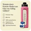 Asbirg | Glas Protein Shaker 700ml – BPA-frei, Produktbild-Vorschau 2