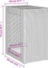 VidaXL 366303, Černá, Hnědá, 400 mm, 600 mm, 750 mm Náhled obrázku produktu 10