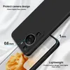 Close-up of a black phone case, highlighting its protective features for the camera and screen. Produktbild-Vorschau