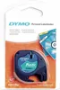 DYMO LetraTag ruban plastique 12mm x 4m noir->vert Voir les images du produit 1