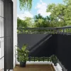 vidaXL Osłona balkonowa Czarna 100 x 300 cm Tkanina Oxford Podgląd zdjęcia produktu 2