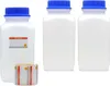 3x Bottiglia da 2500 ml di ampio collo con tappo a vite, Anteprima dell’immagine prodotto 1
