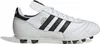 A white Adidas Copa Mundial FG ID4050 soccer cleat with black stripes and detailing, shown from the side against a white background. Produktbild-Vorschau
