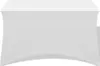 Stretch-Tischhusse 2 Stk. 183 x 76 x 74 cm Weiß Produktbild-Vorschau 2
