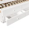 Flieks Holzbett 90x200cm mit Ausziehbett, Jugendbett mit 3 Produktbild-Vorschau 8
