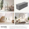 Sitzhocker mit Stauraum 110 x 38 x 38 cm Produktbild-Vorschau 6