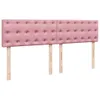 Boxspringbett mit Matratze Rosa 180x200 cm Samt Produktbild-Vorschau 9