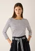 MORE & MORE Striped Shirt, 3/4 Sleeve jersey stripe w 34 Produktbild-Vorschau 3