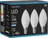 Mexen Nova 3x LED-Glühbirne E14, C37, 7W, Kalt - 6500K, 735 Produktbild-Vorschau 1