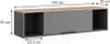 Nástěnná police Vicco Betti Anthracite/Sonoma 120 x 30 cm, Náhled obrázku produktu 3