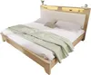 Sweiko Lit double en bois 160×200cm, Tête de lit avec Voir les images du produit 8