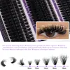 270Pcs Wimpern Extensions, DIY Cluster Lashes, Natürlich Produktbild-Vorschau 6