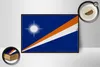 Holzschild Flagge Marshallinseln 18x12 cm Retro Flag Produktbild-Vorschau 2