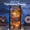 DIY Book Nook - Train Mystery I Puzzle 3D I Cutebee Náhľad obrázku produktu 13