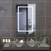 Zrcadlo do koupelny INONEFT s LED podsvícením a dotykovým Náhled obrázku produktu 7