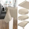 Tischdecke Wachstuch Einfarbig Beige Robust Wasserabweisend Produktbild-Vorschau 6