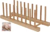 Tellerregal Bambus Organizer Produktbild-Vorschau 4