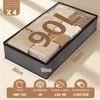 Unterbett Aufbewahrungsbox mit deckel transparente Produktbild-Vorschau 6