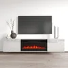 TV-Lowboard Fernsehtisch Fernsehschrank LUXE EF weiß / Produktbild-Vorschau 2