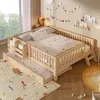 Letto per bambini Merax 140x200 cm, letto a piattaforma con Anteprima dell’immagine prodotto 1