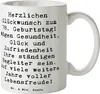 Mr. & Mrs. Panda Trinkbecher Spruch 78. Geburtstag - Weiß - Produktbild-Vorschau 1