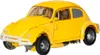 A yellow Volkswagen Beetle toy car, likely a collectible or action figure accessory, is presented against a plain white background. Produktbild-Vorschau