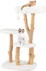GOPLUS Kratzbaum aus Holz, 4-stöckiger Katzenbaum mit 2 Produktbild-Vorschau 1