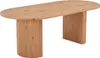 Kyoto Essgruppe Esstisch 100x210cm Natur, 6 Stühle Velours Produktbild-Vorschau 7