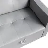 SONNI 203x130x88cm Divano angolare grigio chiaro a tre Anteprima dell’immagine prodotto 11